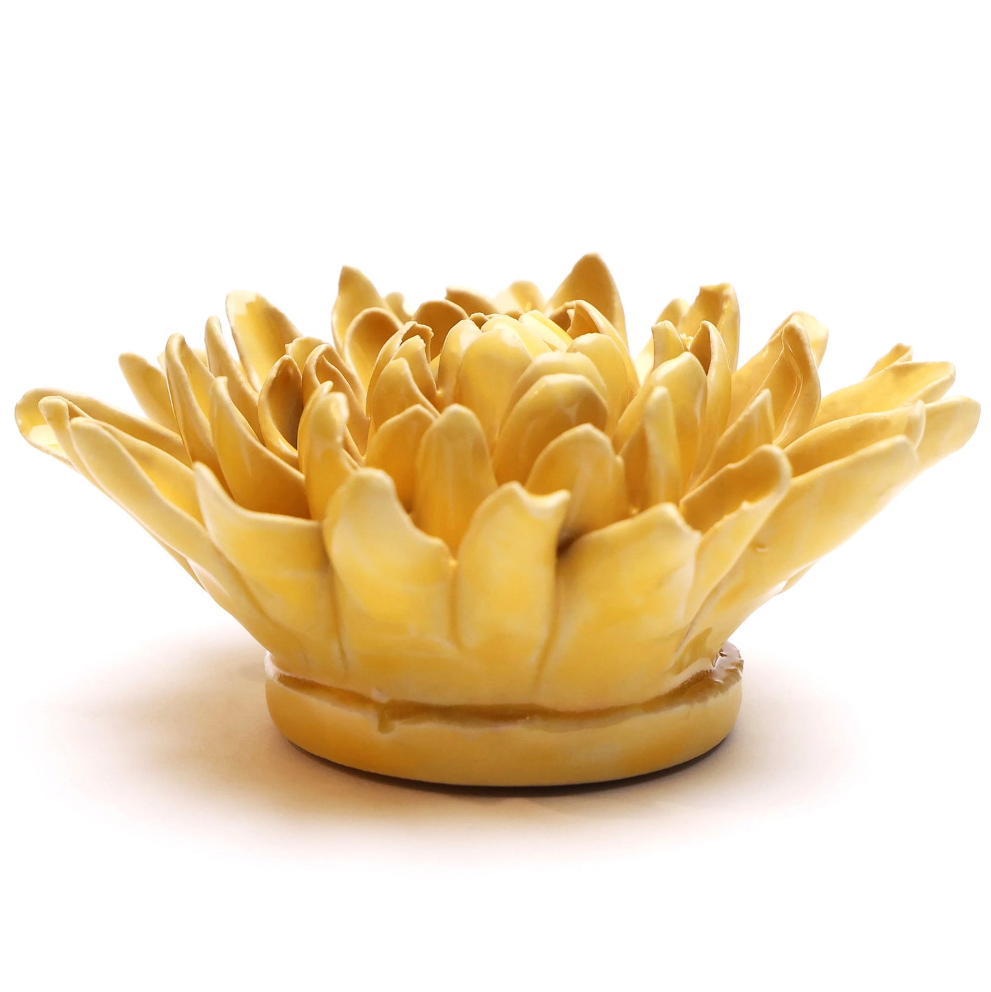 Ceramic flower Wall Art Yellow Chrysanthemum