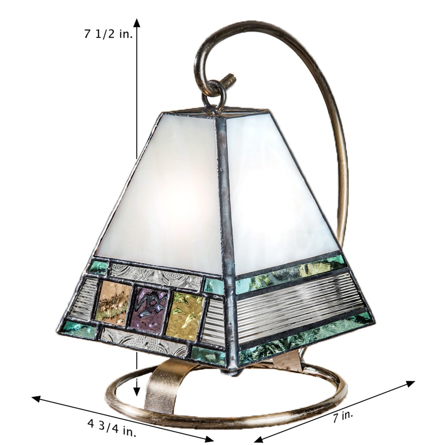 J. Devlin Glass Art Lamp - Mini 695
