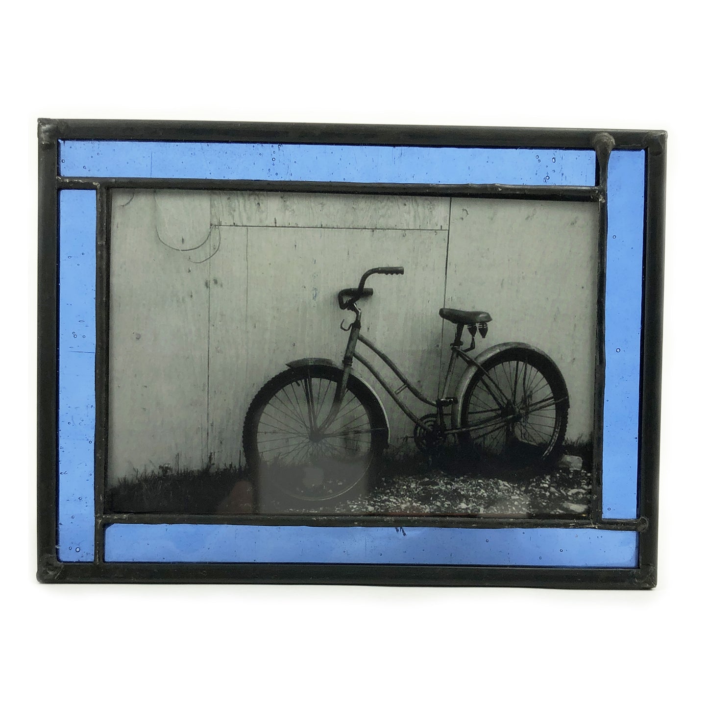 Blue Stained Glass Picture Frame 324-46hv