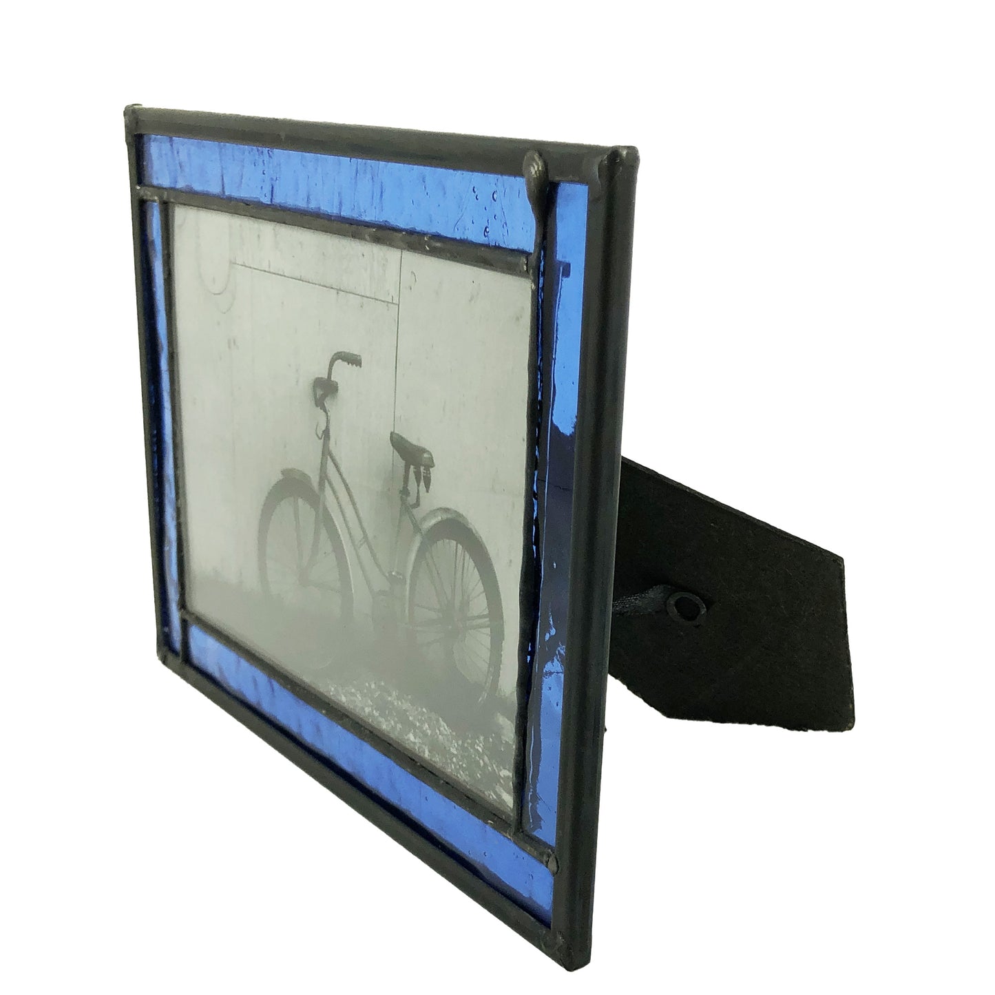 Blue Stained Glass Picture Frame 324-46hv