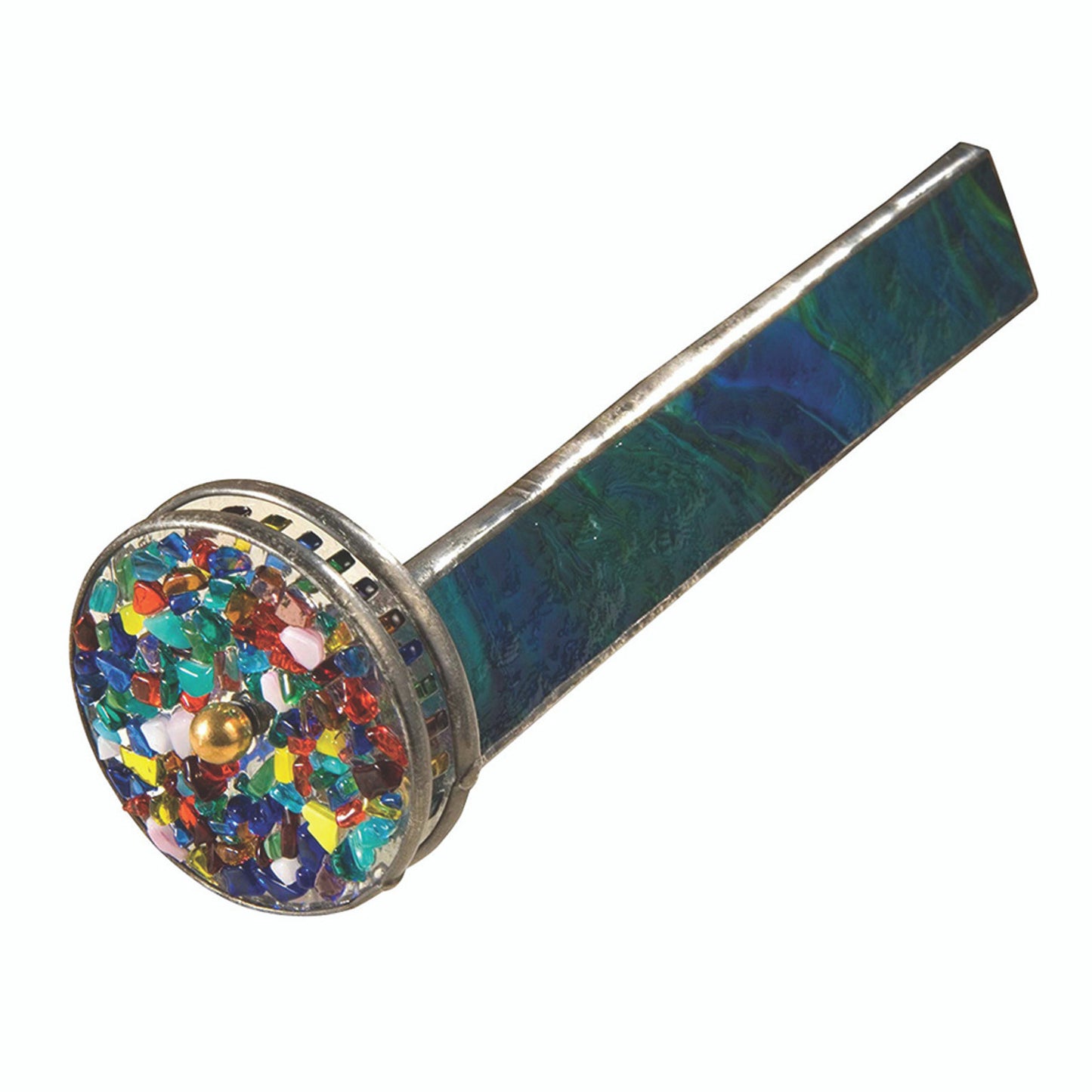 J Devlin Kaleidoscope 106 Green, Blue Stained Glass