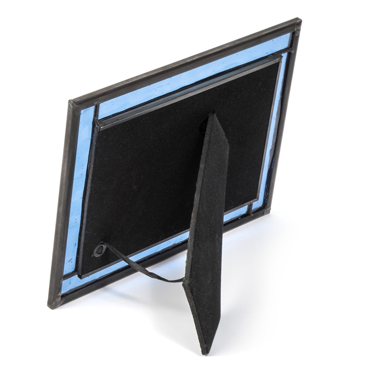 Blue Stained Glass Picture Frame 324-57hv