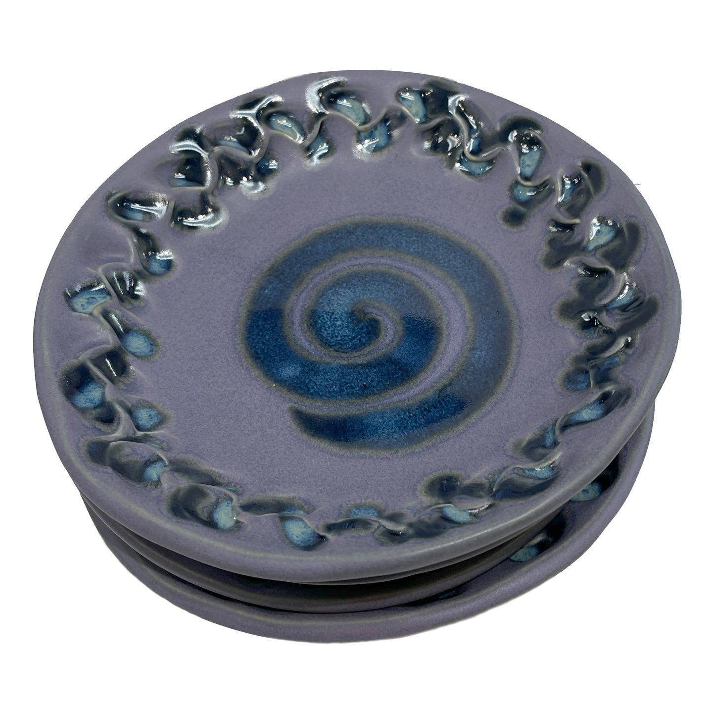 Appetizer Plate Set/4 Periwinkle