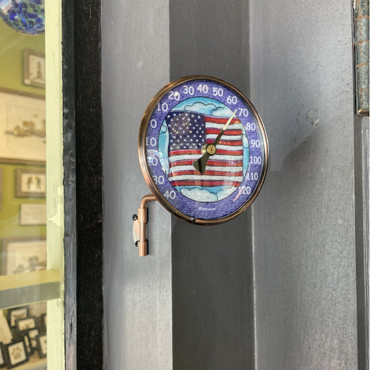 Copper Thermometer - 4" Dial Beach Chair