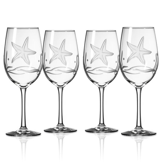 Starfish All Purpose Wine 18oz | Set of 4