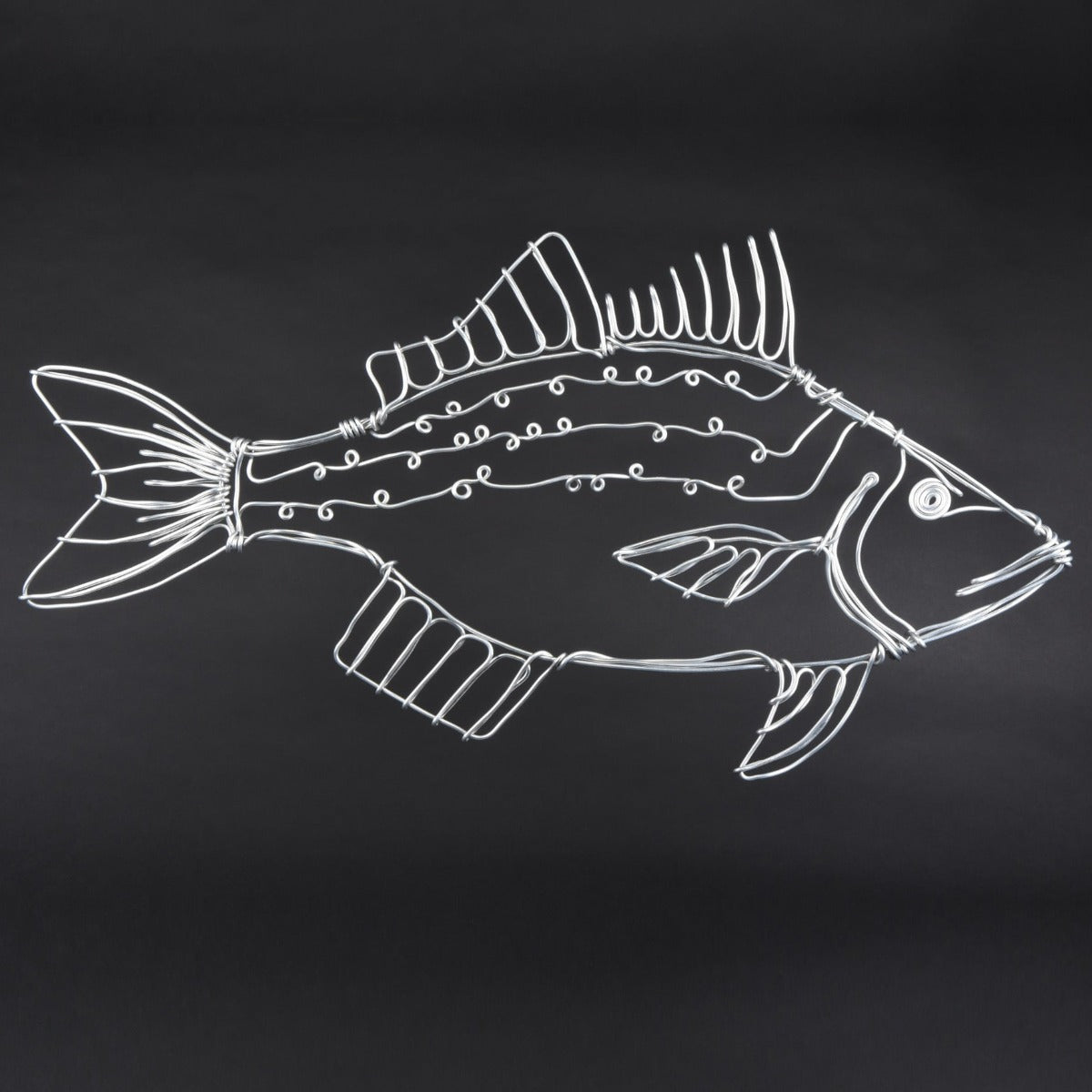 Rockfish Wire Sculpture