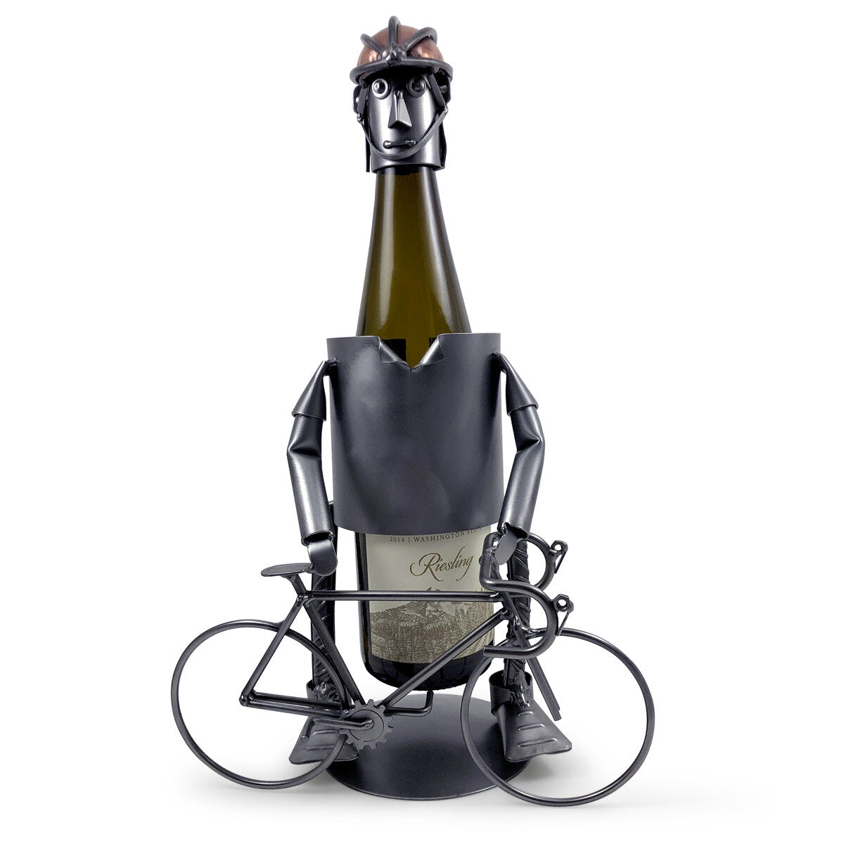 His Bicycle Rider Wine Caddy