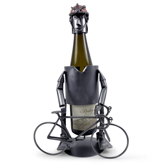 His Bicycle Rider Wine Caddy