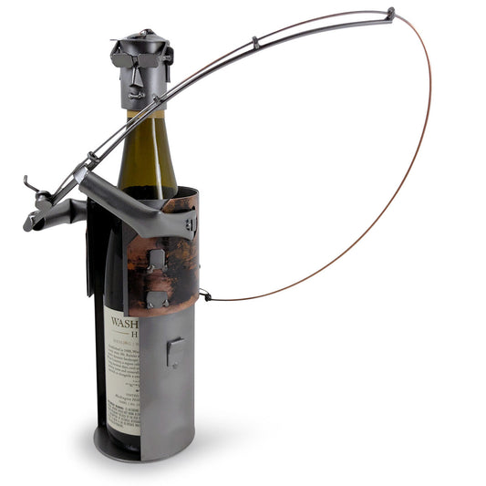 "Fisherman Hooked" Wine Caddy