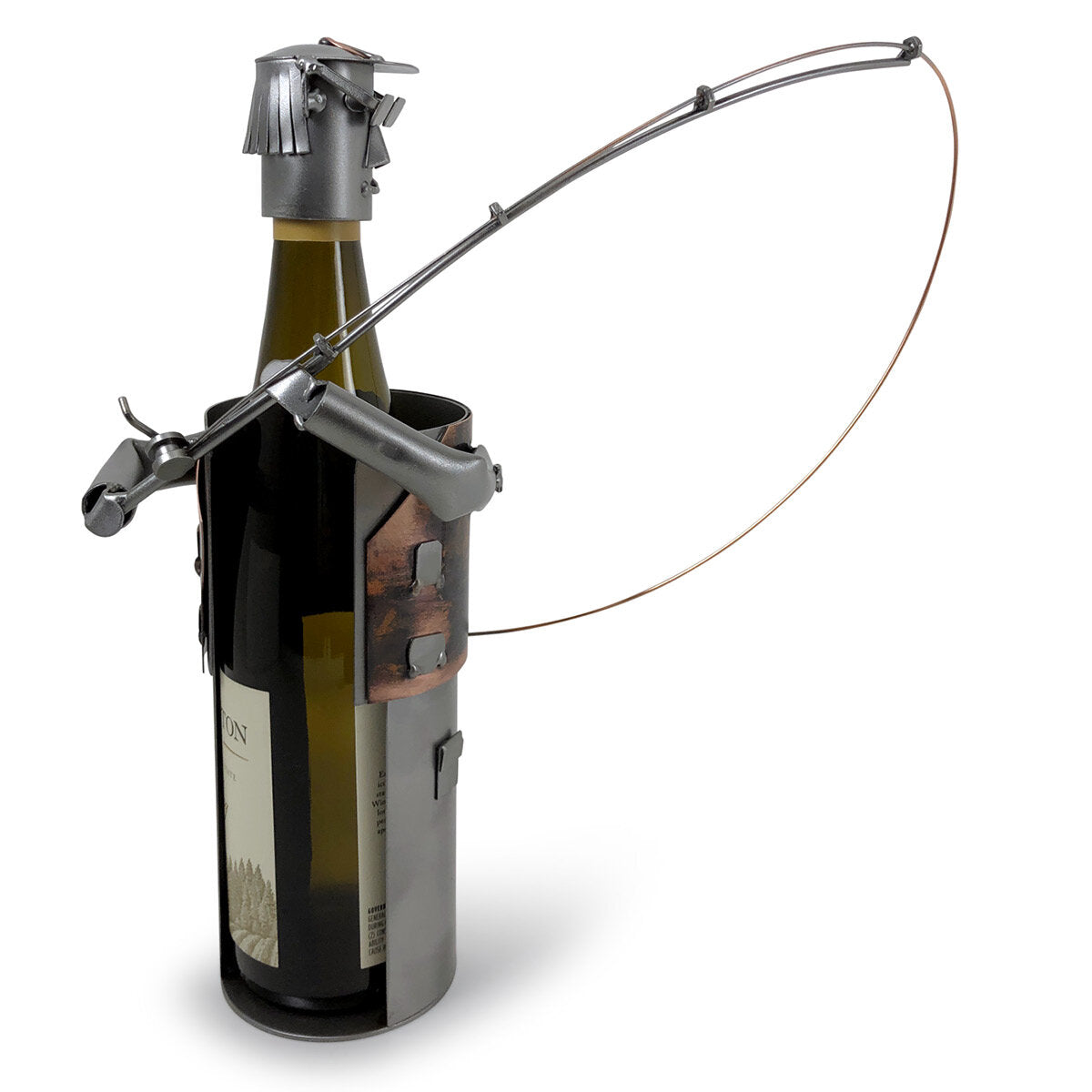 "Fisherman Hooked" Wine Caddy