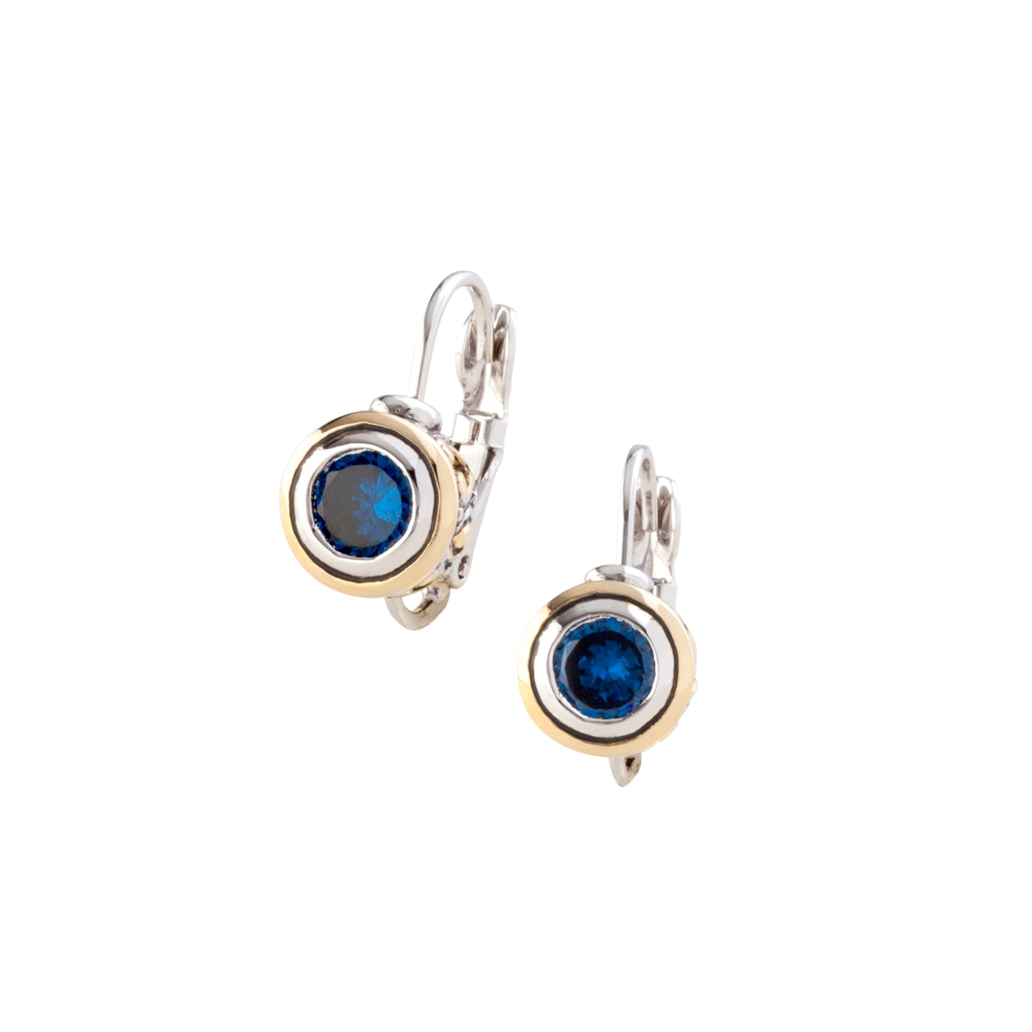 Beijos Collection - CZ Bezel Set Earrings