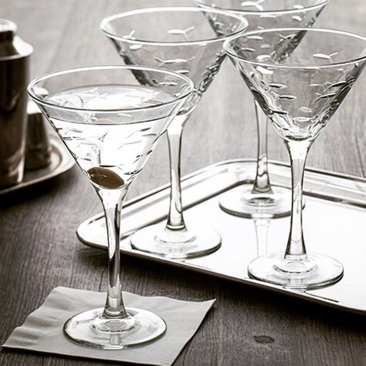 SCHOOL OF FISH 7.5OZ MARTINI | SET OF 4