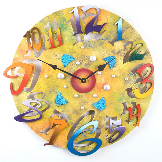 Big Time Yellow Clock
