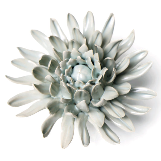 Ceramic flower Wall Art Mint Flower