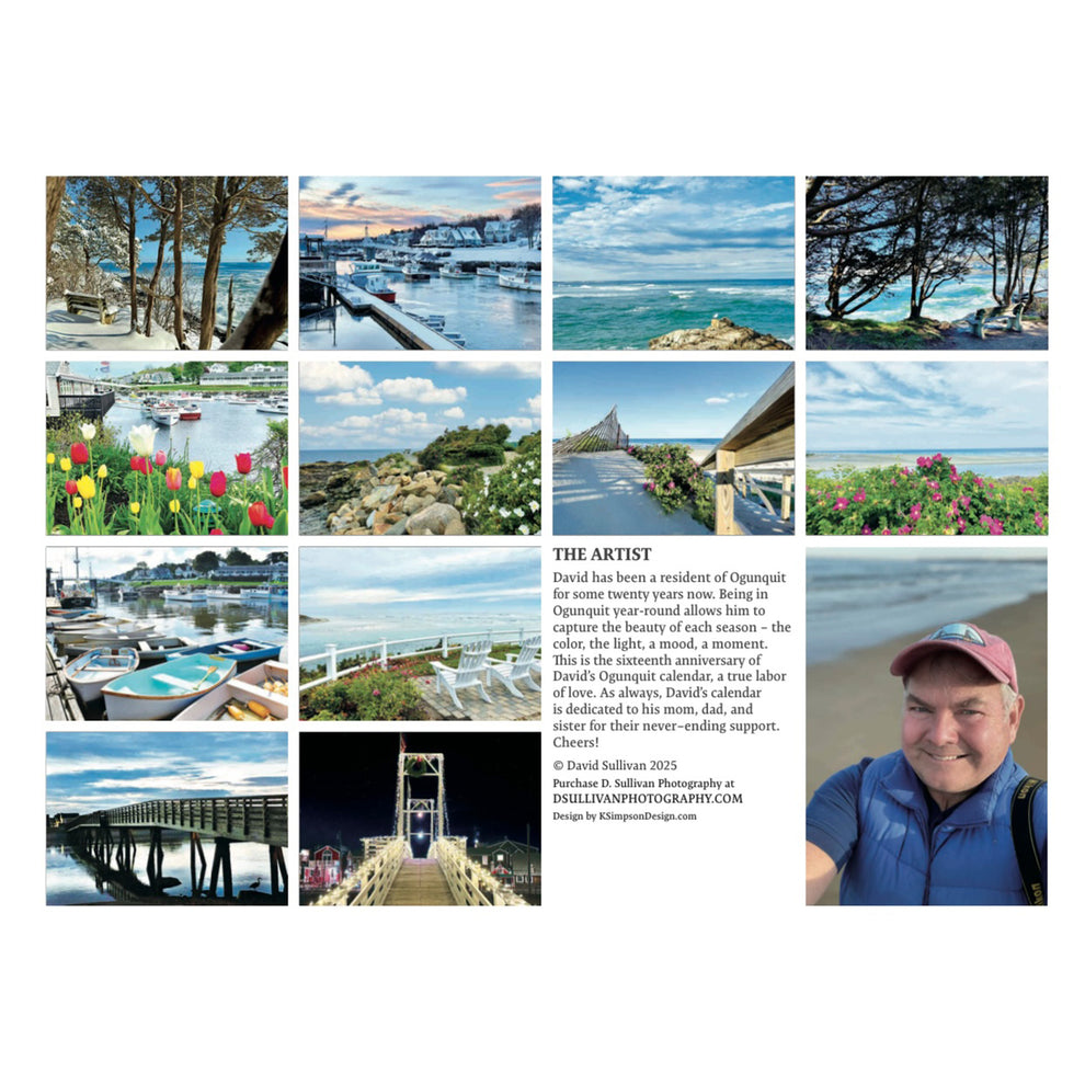 David Sullivan 2025 Ogunquit Calendar