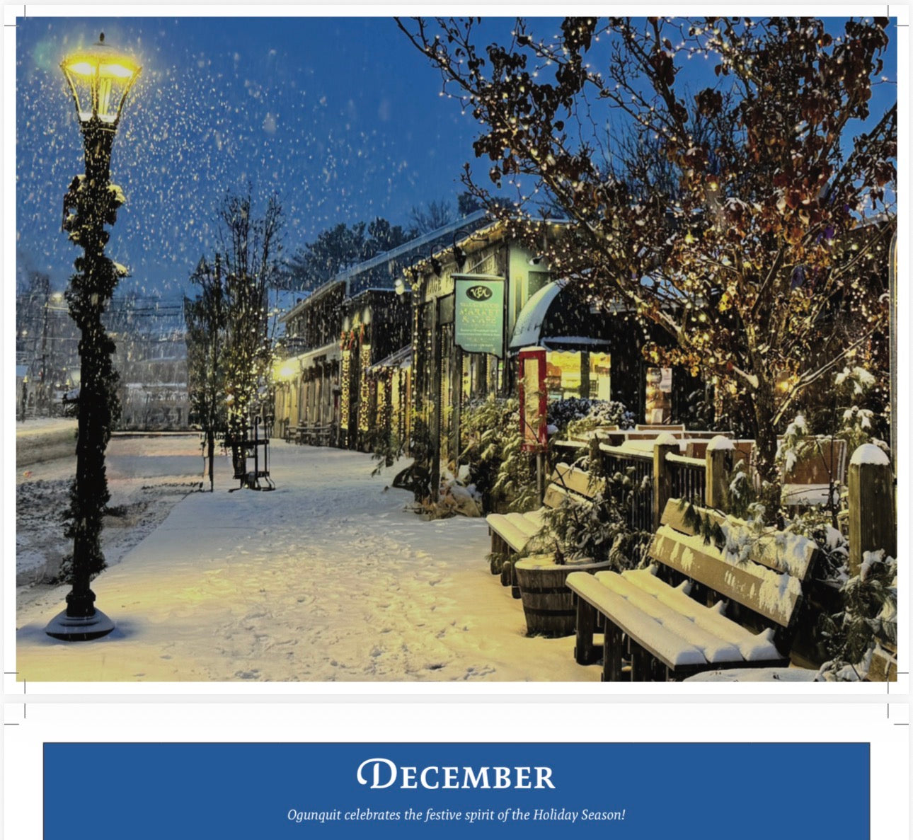 David Sullivan 2027 Ogunquit Calendar