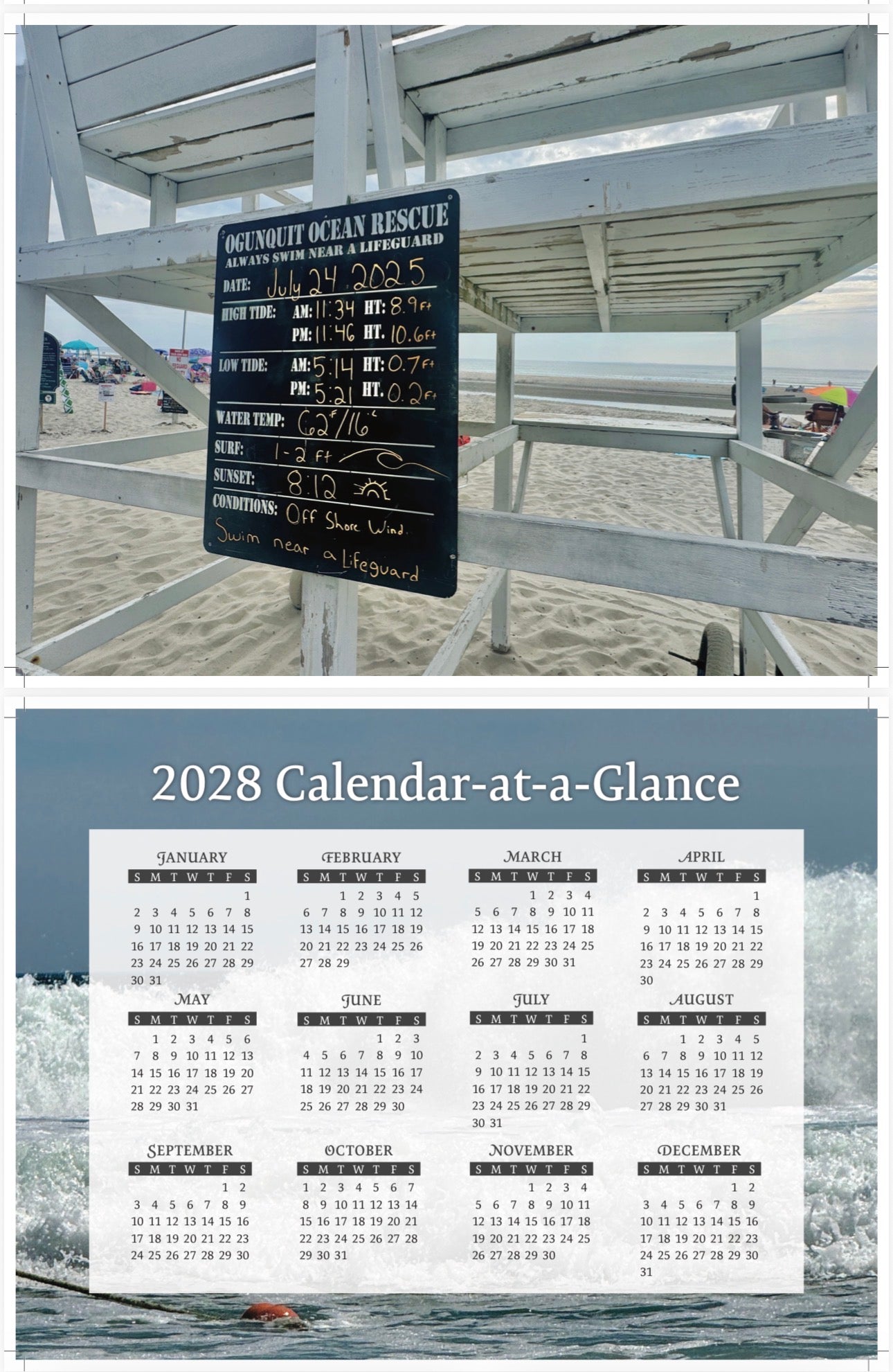 David Sullivan 2027 Ogunquit Calendar