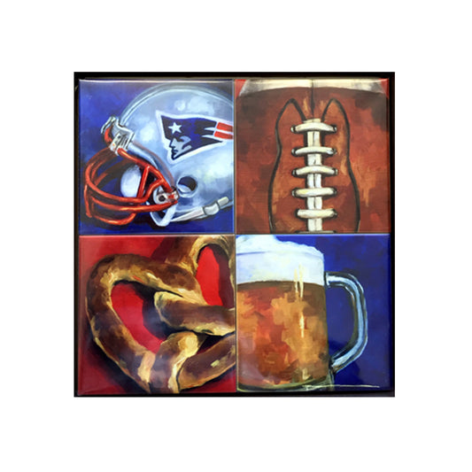 New England Football Coasters set