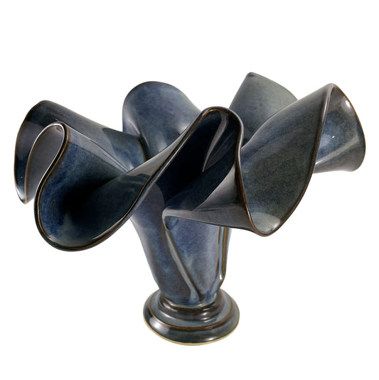 Sculpted Vase in Sable