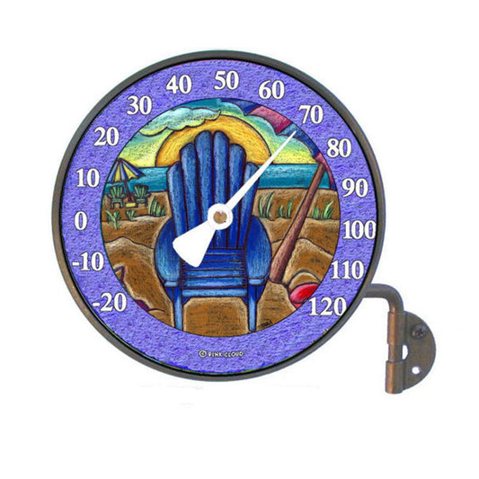 Copper Thermometer - 4" Dial Beach Chair