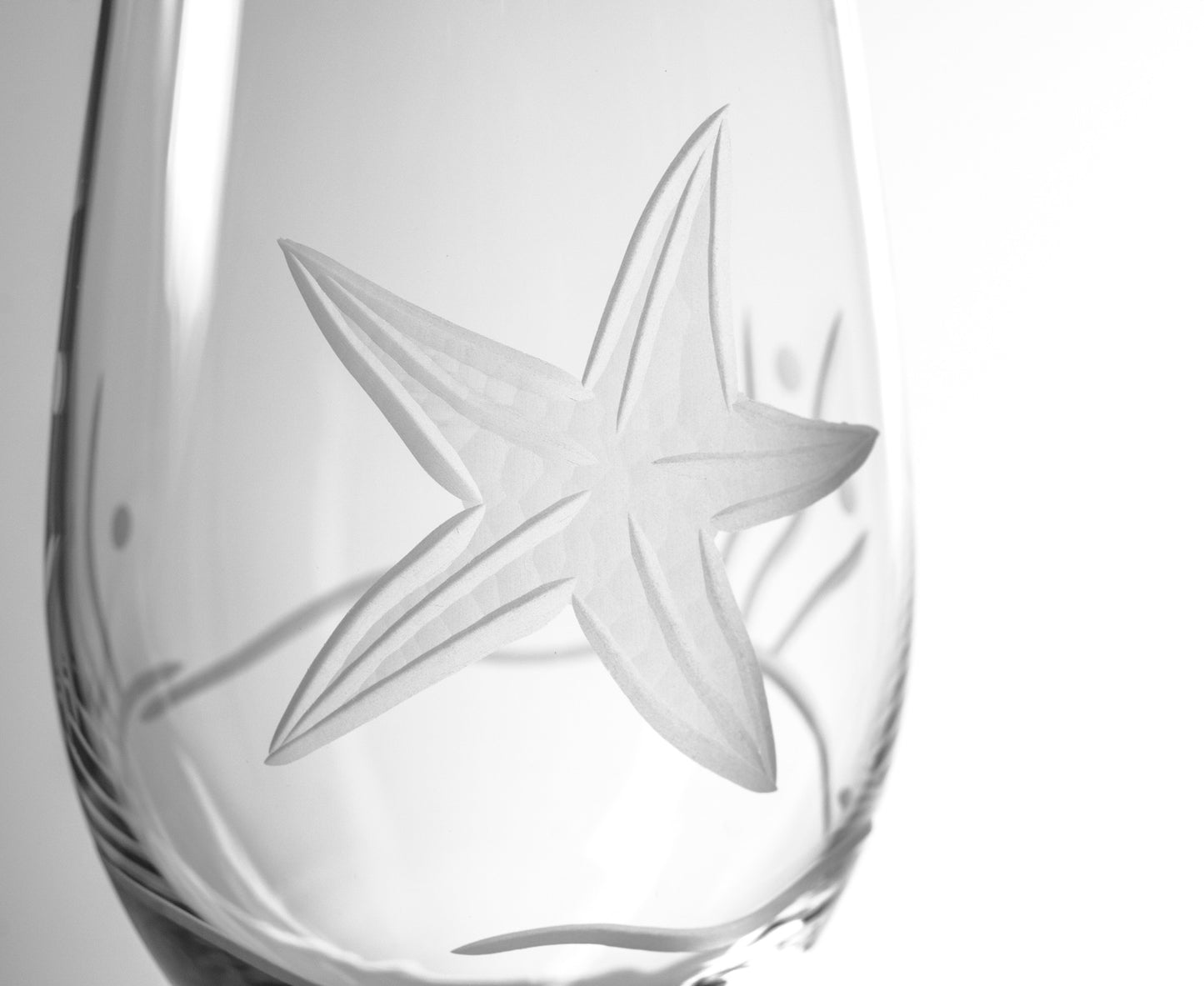 Starfish White Wine 12oz Glasses | Set of 4