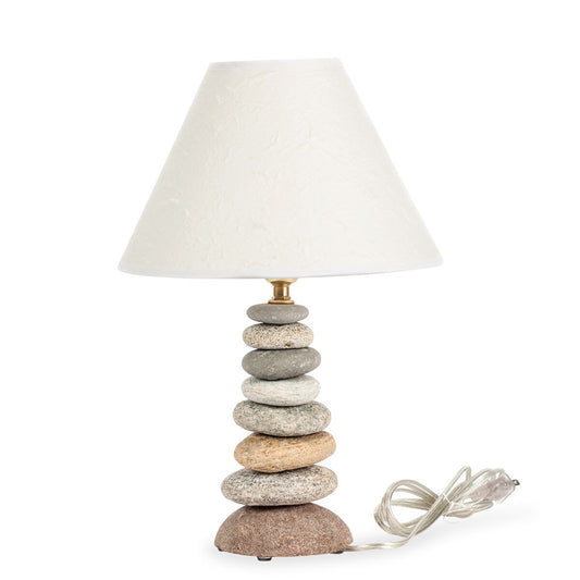 Mini Coastal Rock Lamp