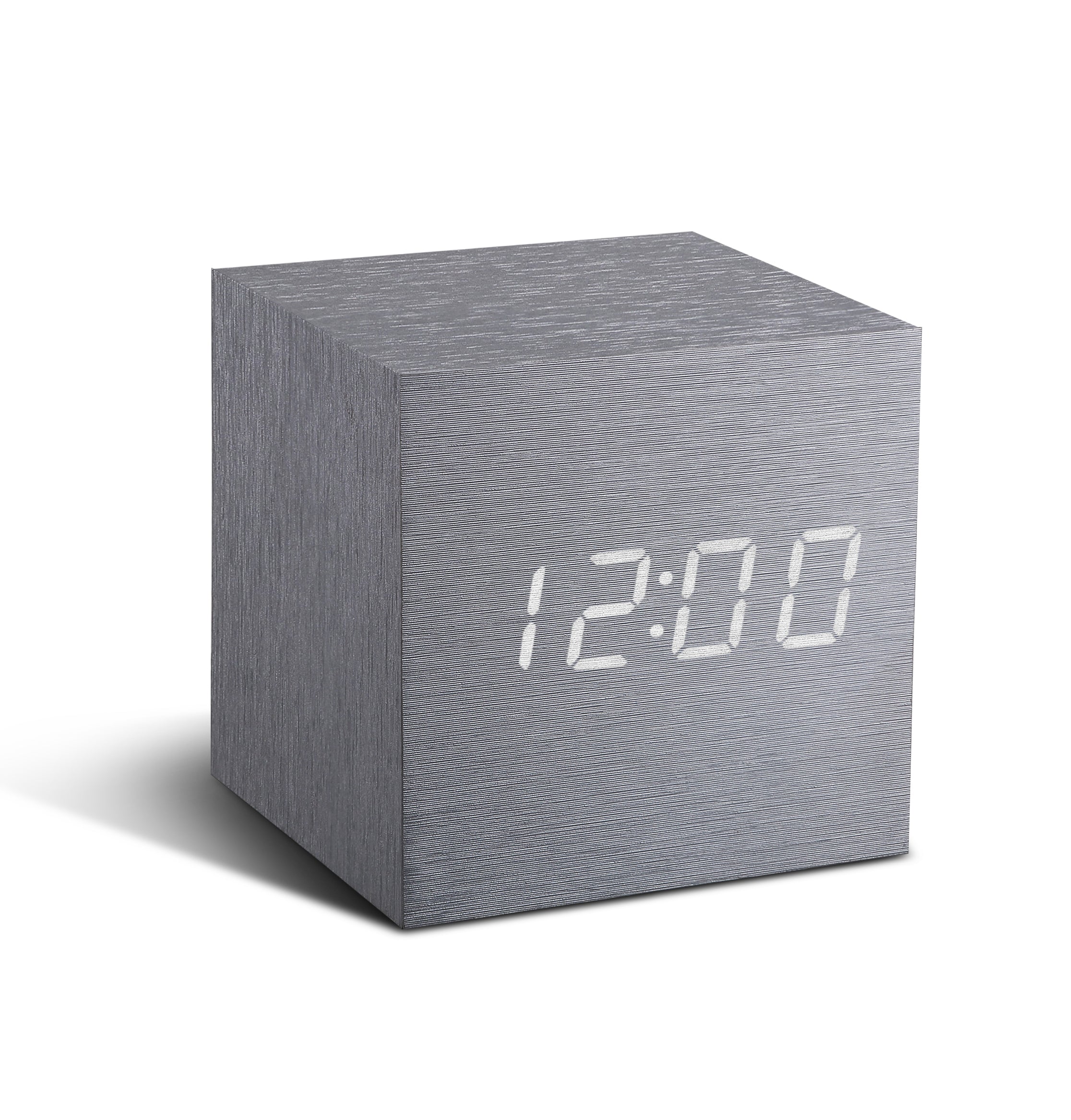 Cube Click Clock - Aluminum – OTM-Online