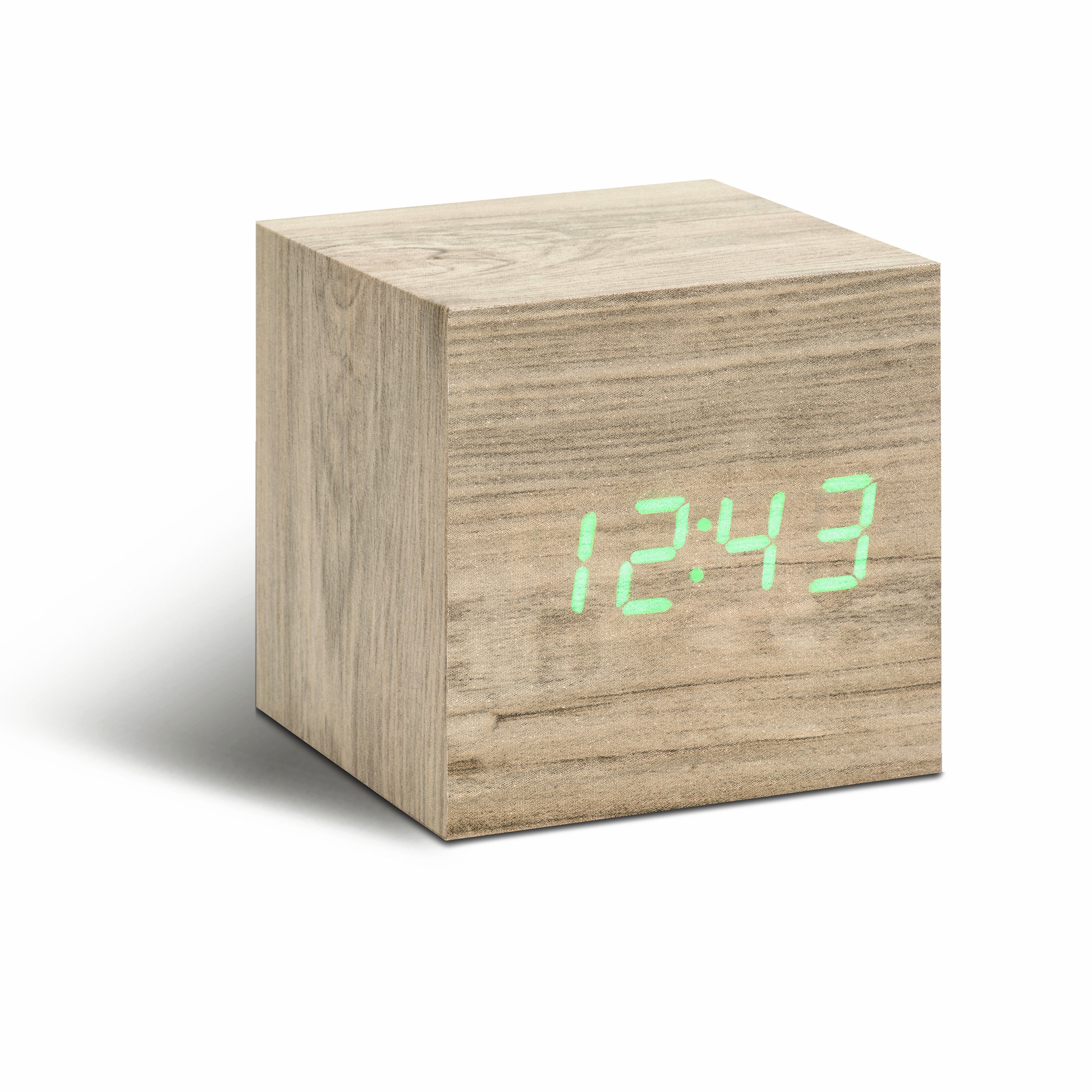 Ash Clock Cube Click Clock - Ash – OTM-Online