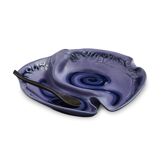 2-Sided Condiment Dish in Periwinkle