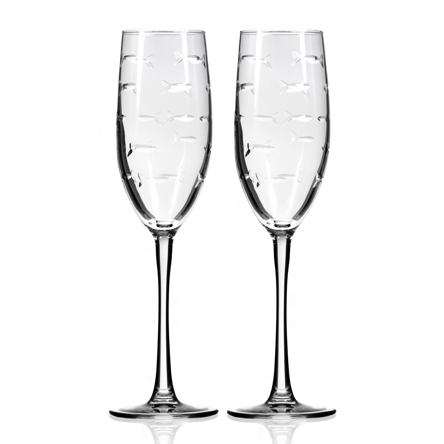 School of Fish Champagne Flute | Sets of 2 or 4